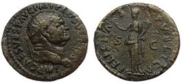 VESPASIAN bronze Dupondius