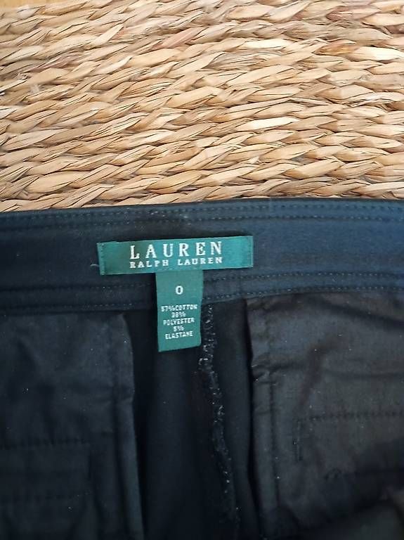 Ralph Lauren Pantaloni: Schwarze Lauren Ralph Lauren Hose – Usato da Zürich venduto da Melianea 1