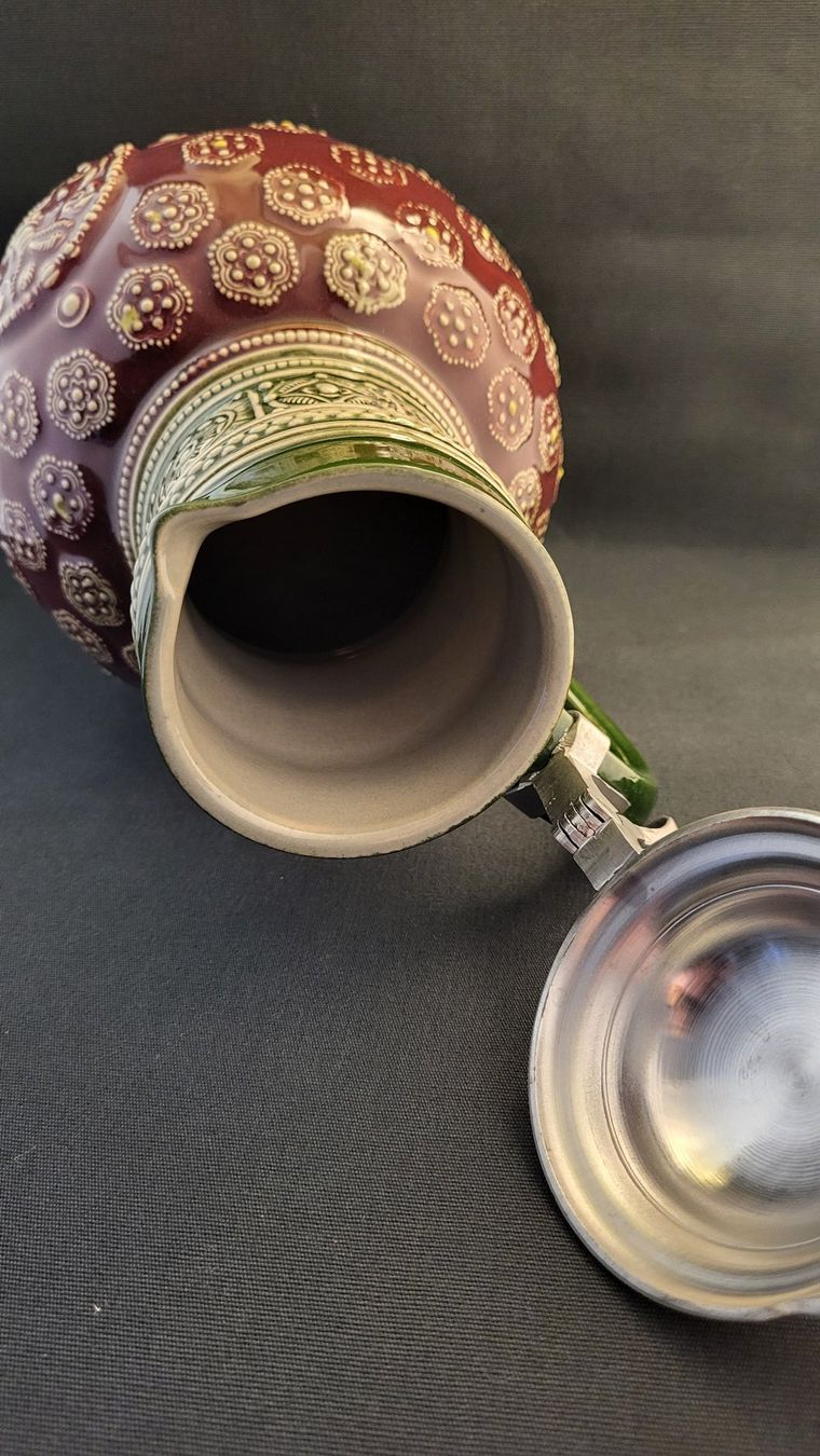 Caraffe: Vintage Keramik Weinkrug – Usato da Basel venduto da spinne02 5