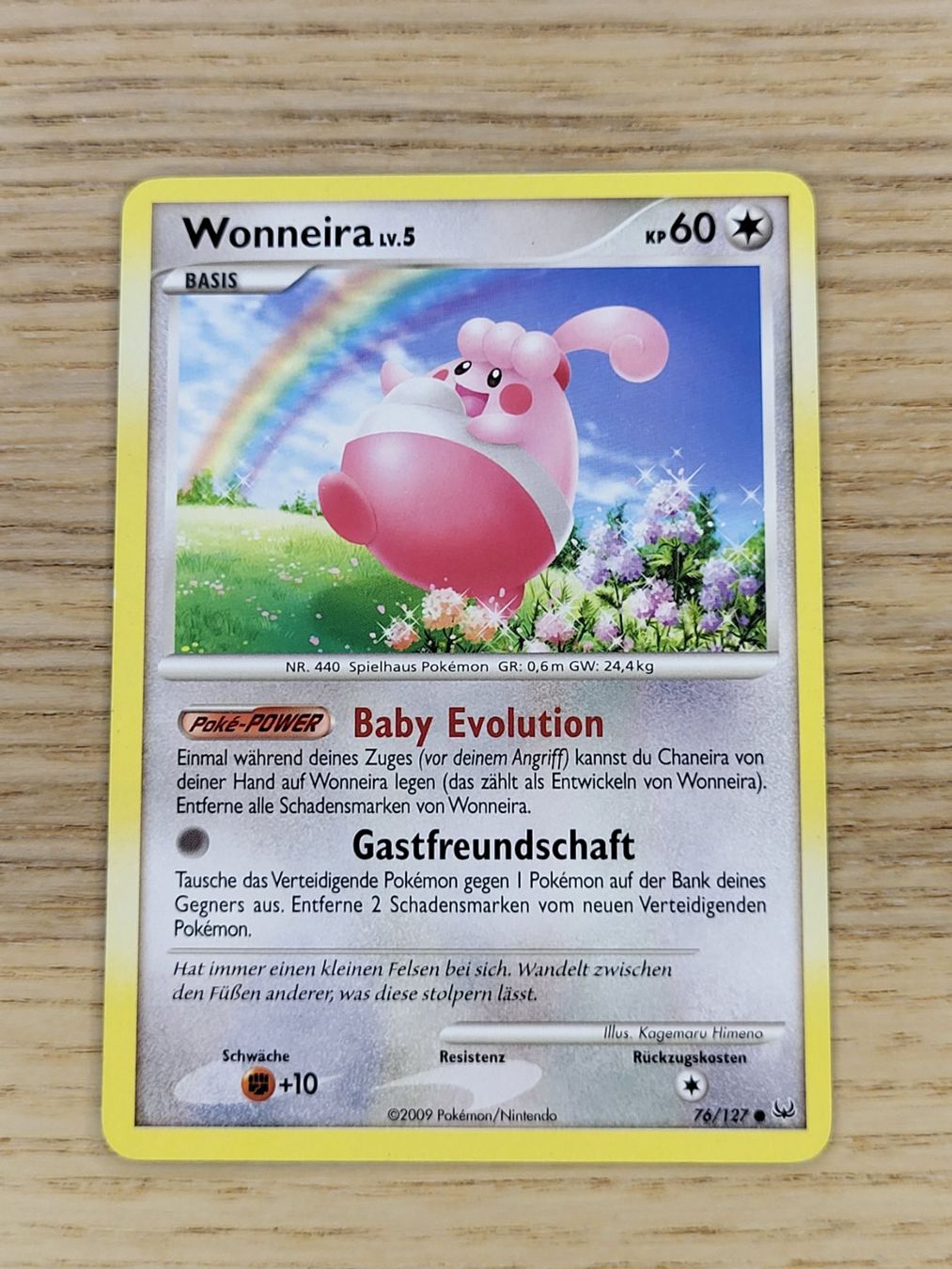 Pokémon Sammelbilder & Trading cards: Wonneira / Happiny (Platinum 76/127) – Gebraucht aus Erlenbach ZH von ram_mjn5