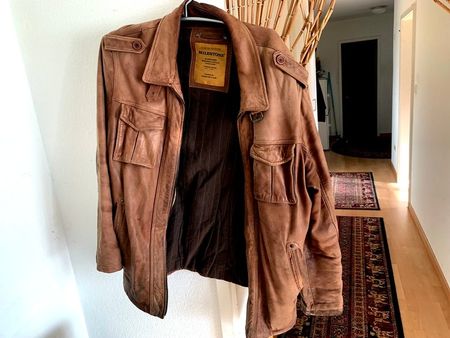 Milestone Echtlederjacke Herren ** Neu Preis: 499 chf **