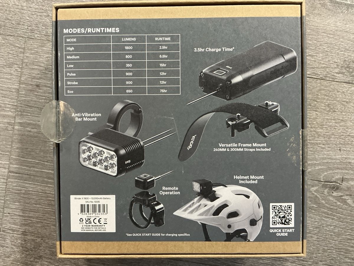 Pezzi di ricambio: Knight Blinder X 1800 – Nuovo e nell'imballaggio originale da Borex venduto da b-cycle 2