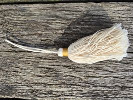 Quaste: Baumwolle/Metall gold-ANGEBOT