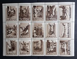 Tir federal Fribourg 1934 Vignette Bogen
