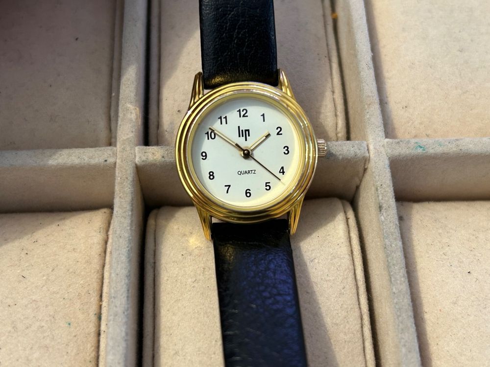 Montre Femme Lip à Quartz Classique - Fonctionne - Trotteuse
