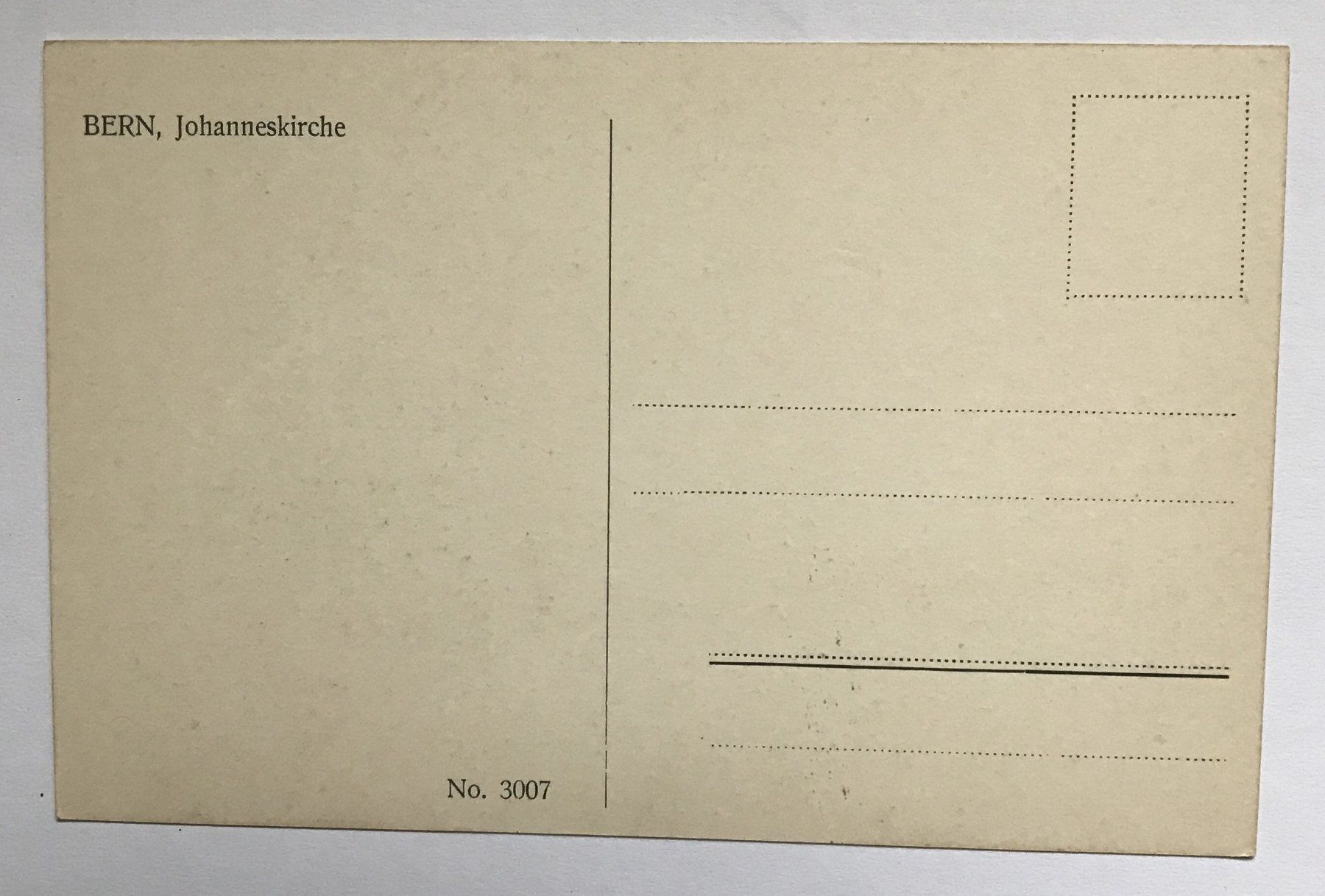 Ansichtskarten: ALTE ANSICHTSKARTE BERN – Gebraucht aus Ostermundigen von wini63 1