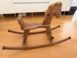Schaukelpferd Vintage Holz
