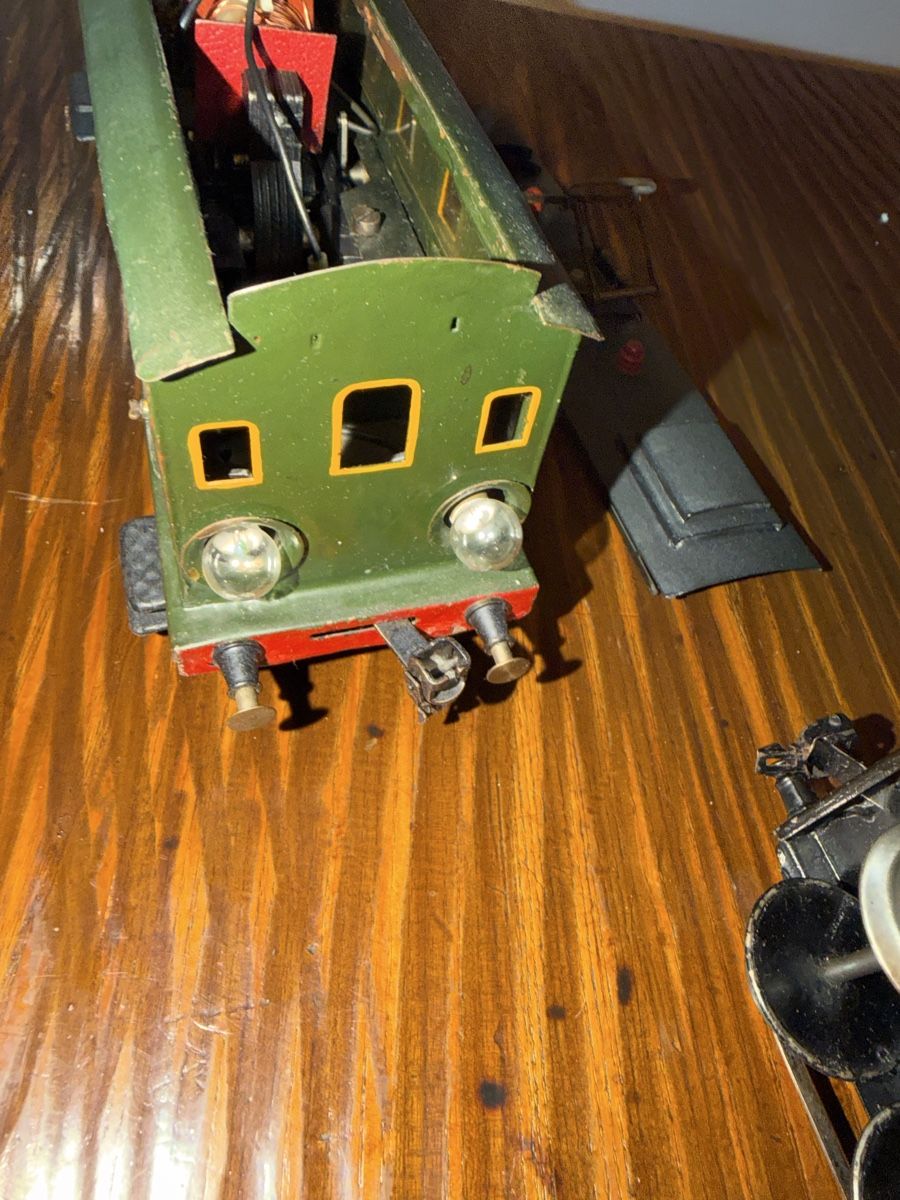 Märklin Modellini di ferrovie: Märklin E-Lok (restauriert) + franz. Packwagen PLH – Difettoso da Jona venduto da vallu_94 4