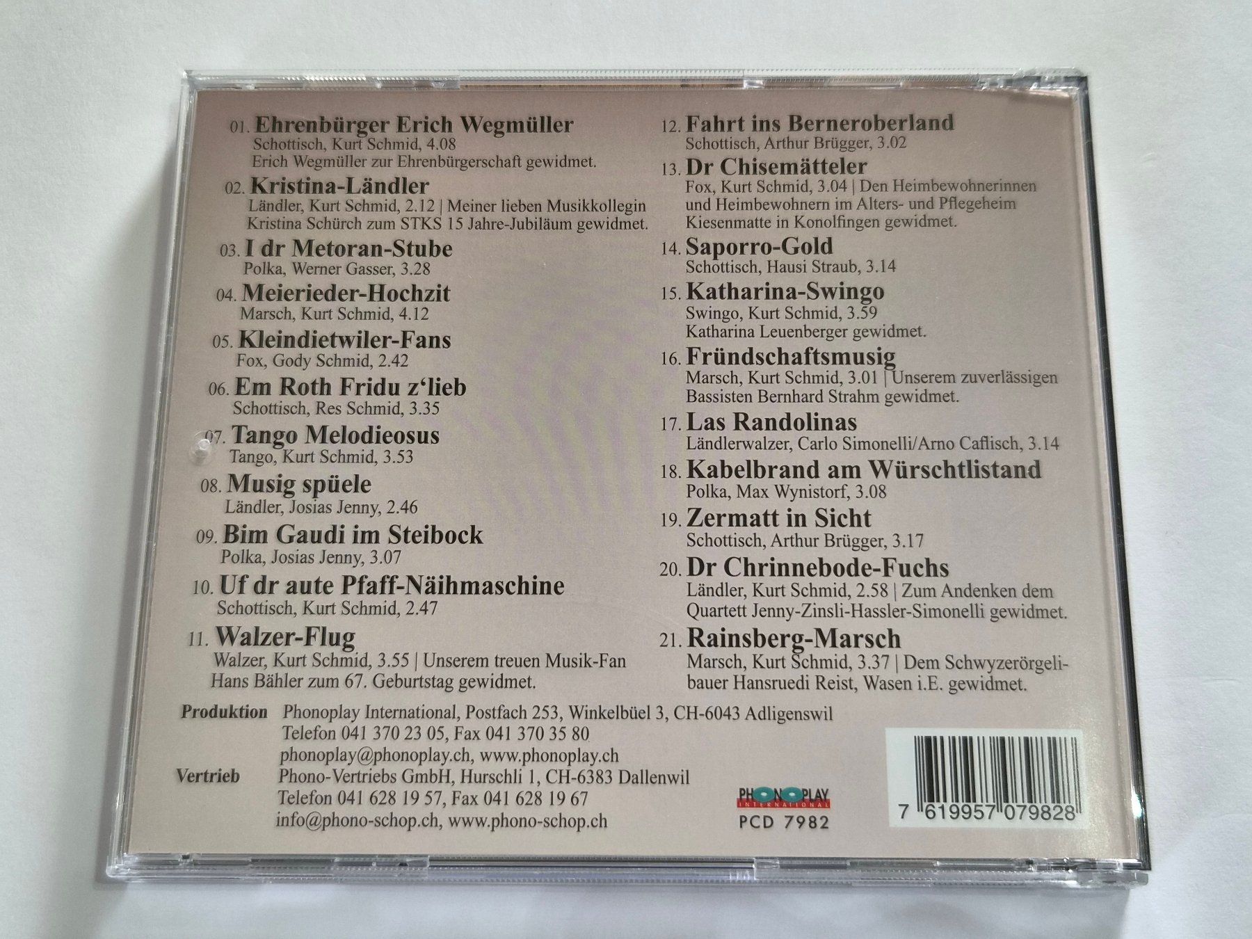 CDs: Schwyzerörgeli-Trio Kurt Schmid - Fründschaftsmusig | CD – Gebraucht aus Dietlikon von Skylab007 1