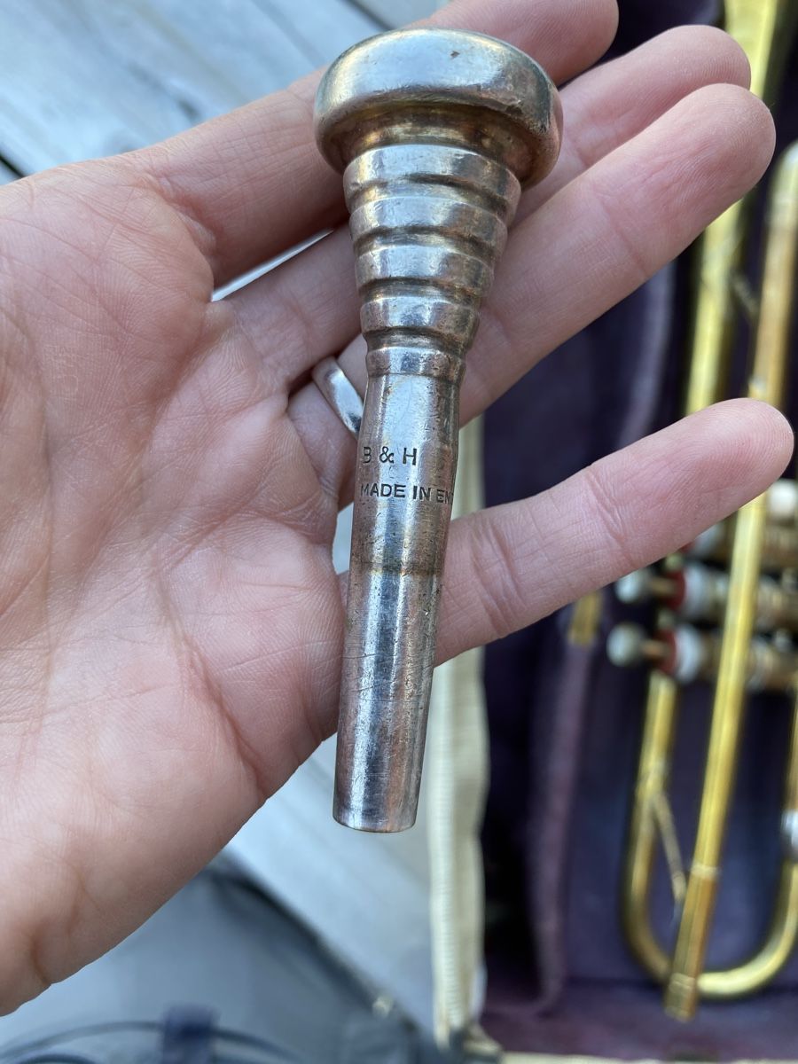 Selmer Musikinstrumente: Taschentrompete Selmer, mit Koffer – Gebraucht aus Glattbrugg von Pischte.Brockenhaus 8