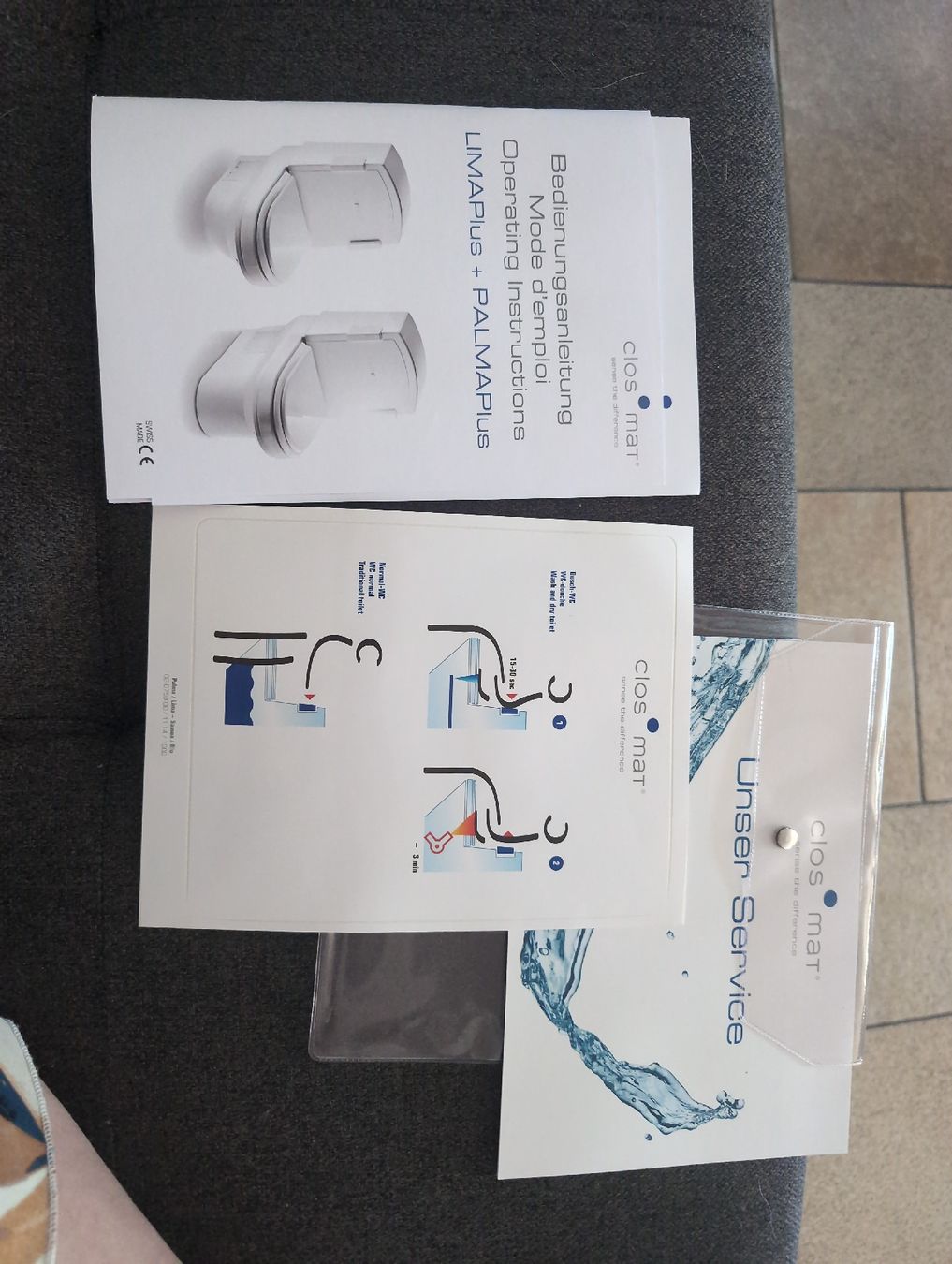 WC: Closomat Lima Plus WC Sitz Dusche, eierschalen, guter Zust. – Gebraucht aus Besenbüren von ram_z8pp 4