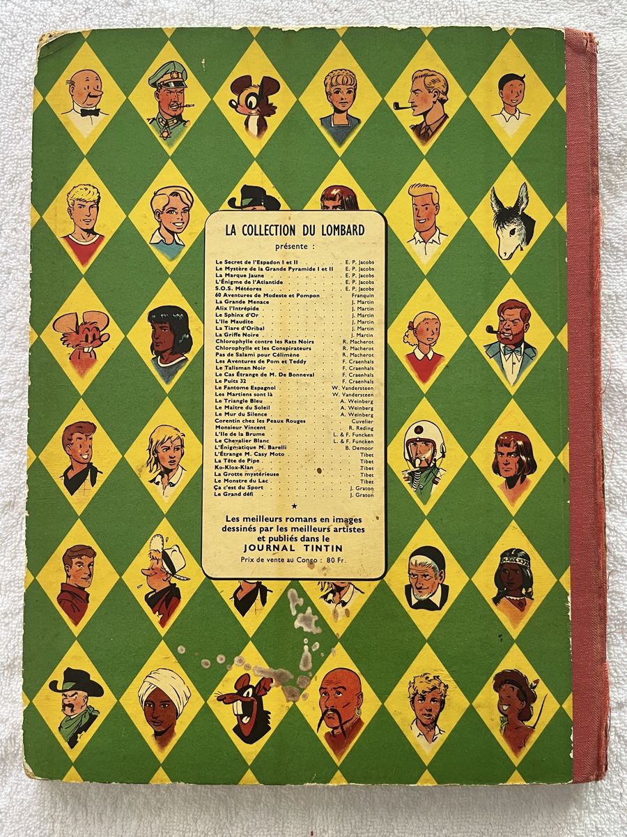 BD: Blake & Mortimer La Marque Jaune EO daté 1959 – D'occasion à Gockhausen par London95 4