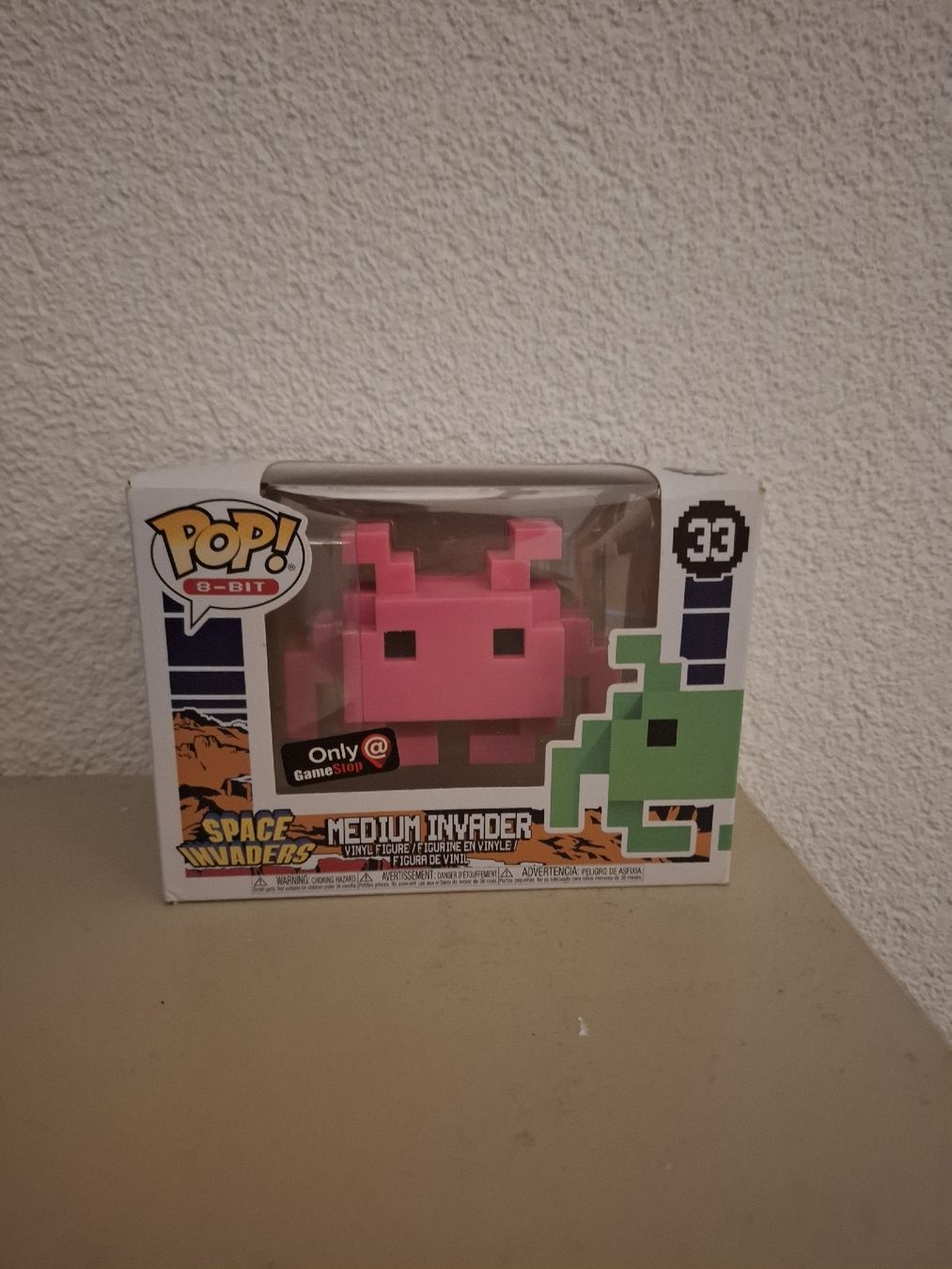 Statuette: Funko Pop! 6-Bit Space Invaders Medium Invader Nr.33 OVP – Nuovo e nell'imballaggio originale da Hohentannen venduto da MagmaCollectibles
