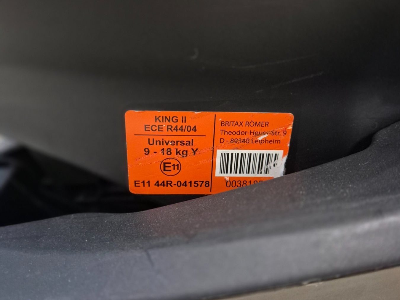 Britax Römer Seggiolini per auto: Britax Kindersitz – Usato da Gontenschwil venduto da Babydrache 1
