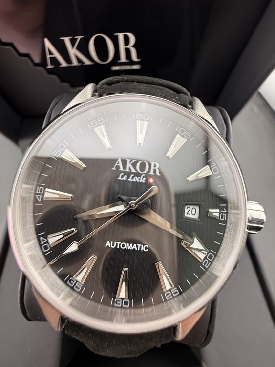 AKOR Le Locle Spectrum Montre Automatique Neuf Full Set (Neuf avec ...