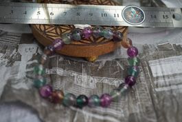 Rainbow Fluorite – Armband der Inspiration (8mm) 🌈💎✨