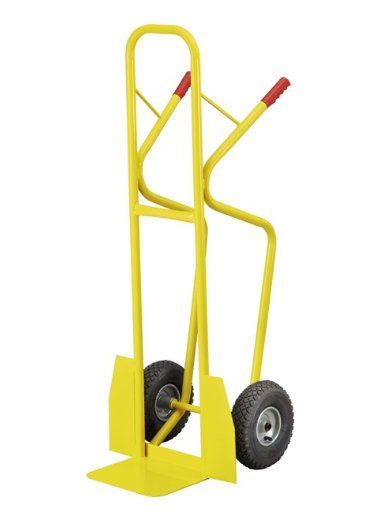 Lifetime Home Faltbarer Schiebewagen – 150 Kg Tragkraft, Klappbar In Sekunden, Mit 4 Rädern & Schwenkgriff – Gelb/Schwarz