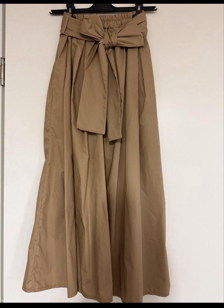 Gonne: Damen Midi Rock hell braun mit Schleife m l  – Nuovo e nell'imballaggio originale da Groß-Gerau venduto da bor_8wfb 1