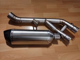 Racing Mittelrohr & Auspuff 60mm für Yamaha R1 2015-2025