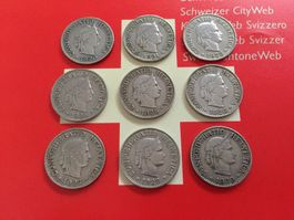 10 Rappen 1920er-Jahre, komplett