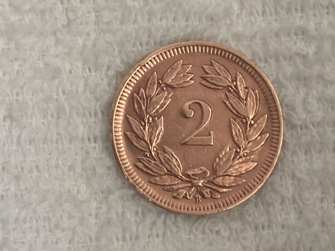 Alle Münzen: 2 centimes/rappen 1909 – Gebraucht aus Nyon von Ilmi09 1