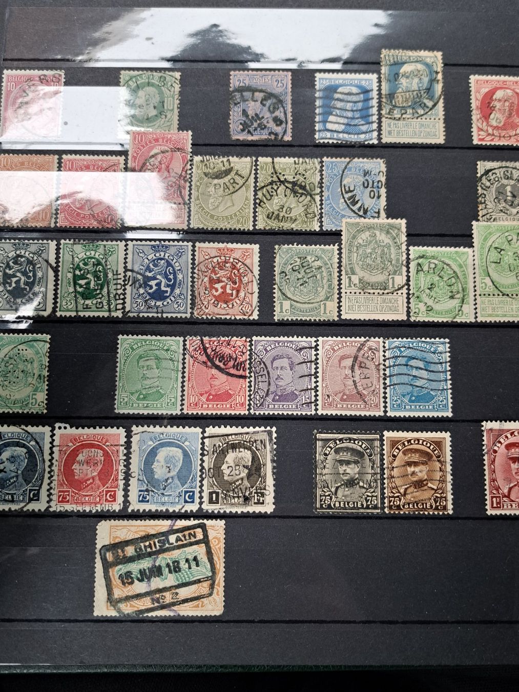 Tutti i francobolli: Briefmarken-Lot Belgien – Usato da Glashütten venduto da Christheswiss
