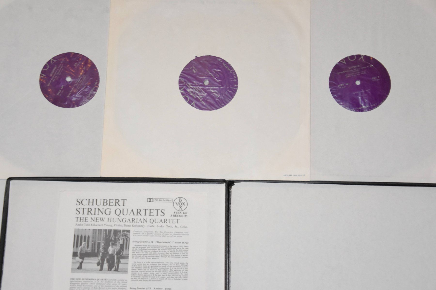 Dischi in vinile: Schubert - The Last Four Quartets (Coffret) – Usato da Belmont-sur-Yverdon venduto da ag97 2