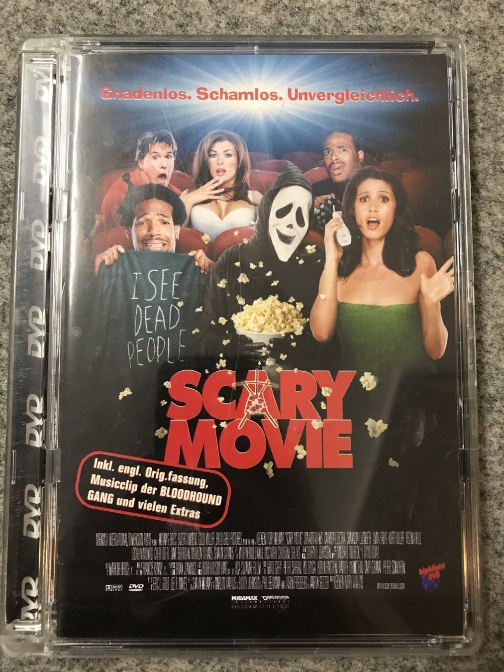 Tutti i DVDs: DVD- Scary Movie – Usato da Guntershausen venduto da Gloominati