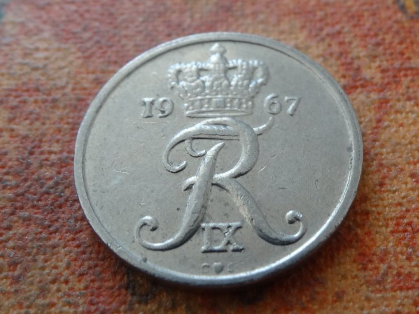 Toutes les monnaies: DANEMARK  10  Ore  1967 – D'occasion à Romanel-sur-Lausanne par Swift13