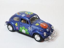 1967 VW Käfer Flower Power Love Neu Rückzugantrieb