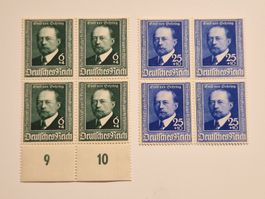 Deutsches Reich Briefmarken Block postfrisch