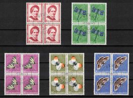 Pro Juventute 1951,  4er-Block Serie mit ET-ʘ, Kat.280.-