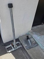 Antennenhalterung für schrägdächer