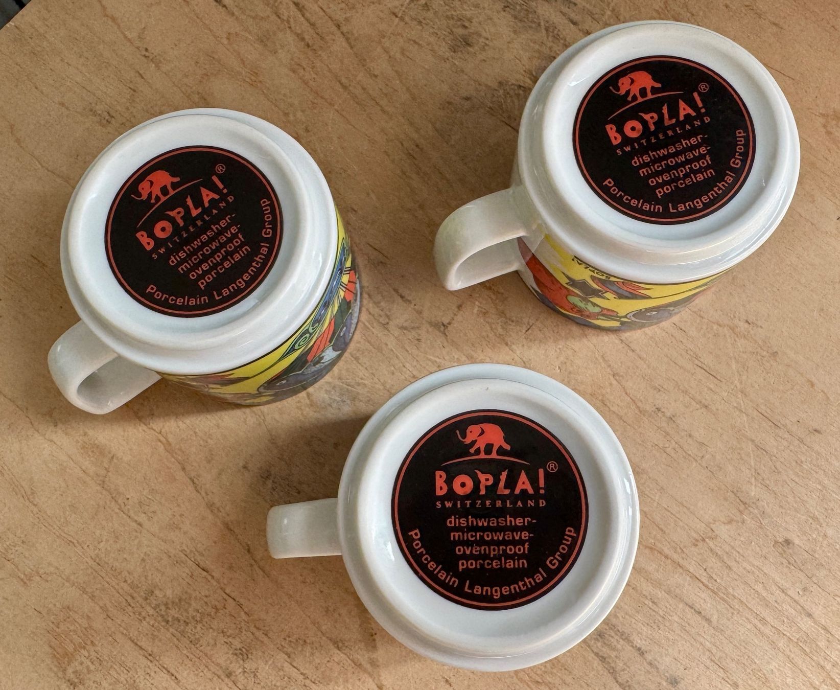 Bopla Tazze: 3 x BOPLA Langenthal Espressotasse – Usato da Rothrist venduto da Luckywinner 3