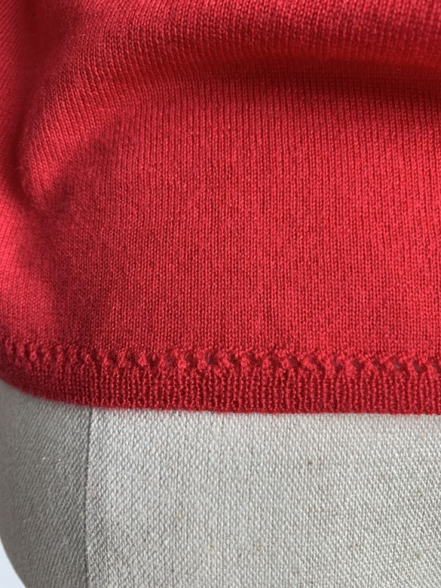 Pullover & Sweatshirts: RAG and BONE N.Y.: Roter Merino-Pullover mit V-Ausschnitt, S – Neu (gemäss Beschreibung) aus Luzern von designluzern 4