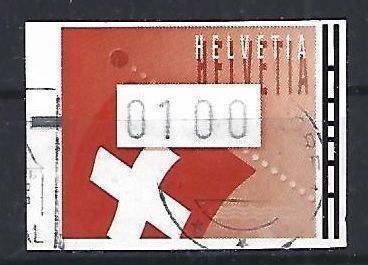 Alle Briefmarken: 2005 - Automatenmarke / Schweizer Flagge – Gebraucht aus Schaffhausen von poststamp