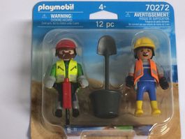 PLAYMOBIL DUO PACK FIGURES 70272 OPERAI EDILI‪