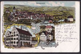 Kaiserstuhl Lithografie Bierbrauerei zum Amthaus