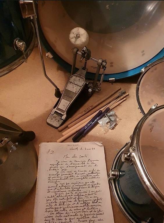 Instruments de musique: Batterie bleu turquoise – D'occasion à Nidau par jul_6tpv 2