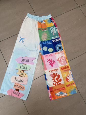 Boho Sommerhose in Leinenoptik