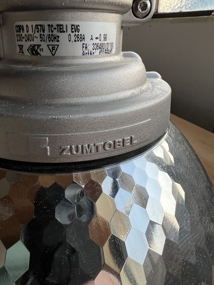 Zumtobel Lampade: Zumtobel Hängeleuchte Copa D – Usato da Zofingen venduto da Mike1879 1