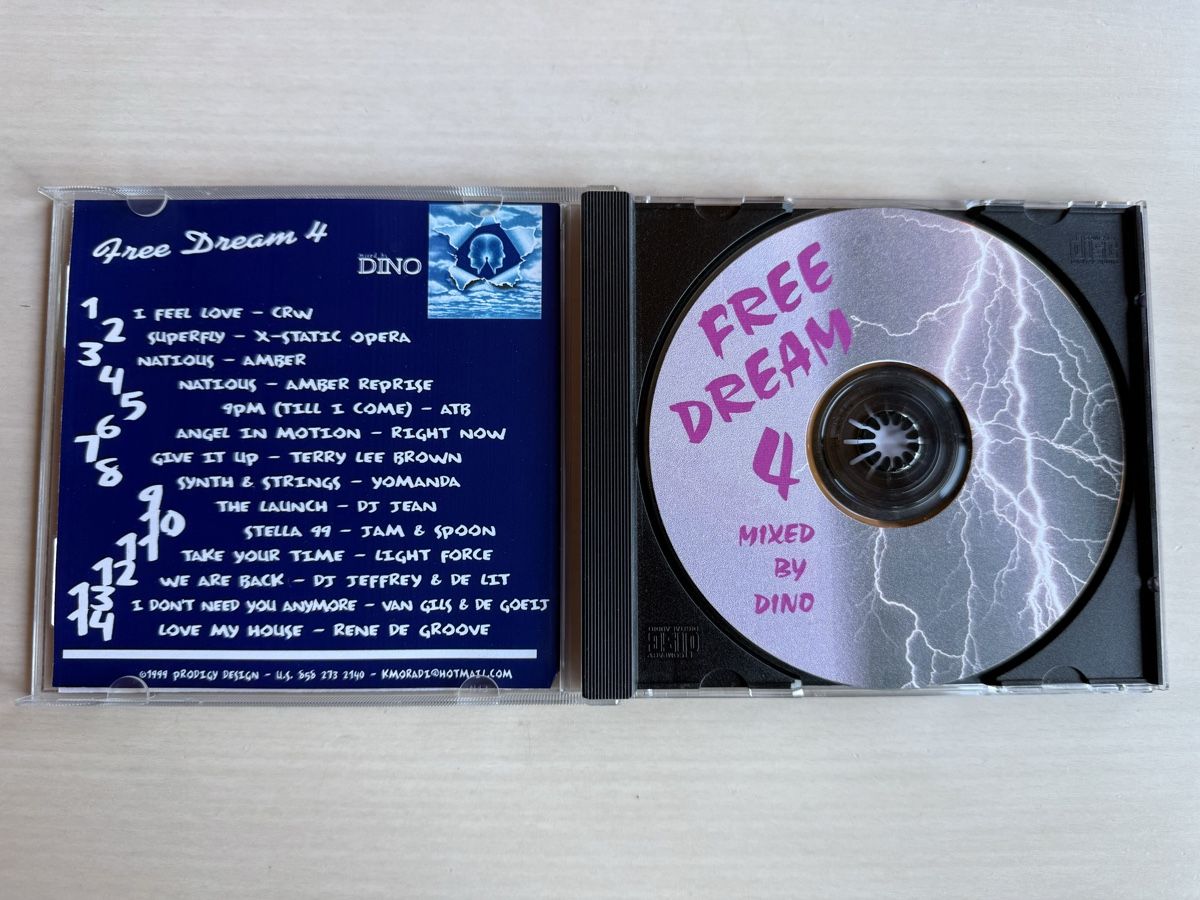CD: Seltene Techno CD: Free Dream 4 - Dino Mix – Usato da Oberried Brienz venduto da Chyara 2