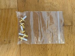 5 Stück SMA Antennenanschlüsse mit 4 Bohrungen für Montage