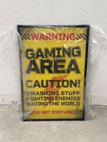 Wandbild "Gaming Area" mit Rahmen