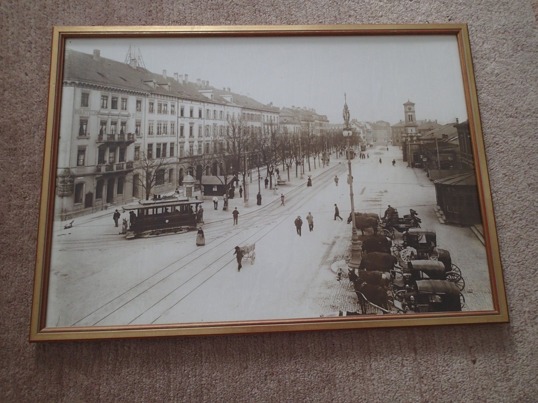 Foto & Immagini: Bahnhofstrasse mit Bad. Bahnhof um 1900  Basel – Usato da Allschwil venduto da Salus17