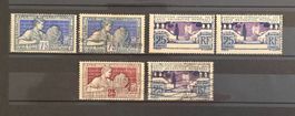 Frankreich 1925 Art Déco Weltausstellung Paris (6 Stk)