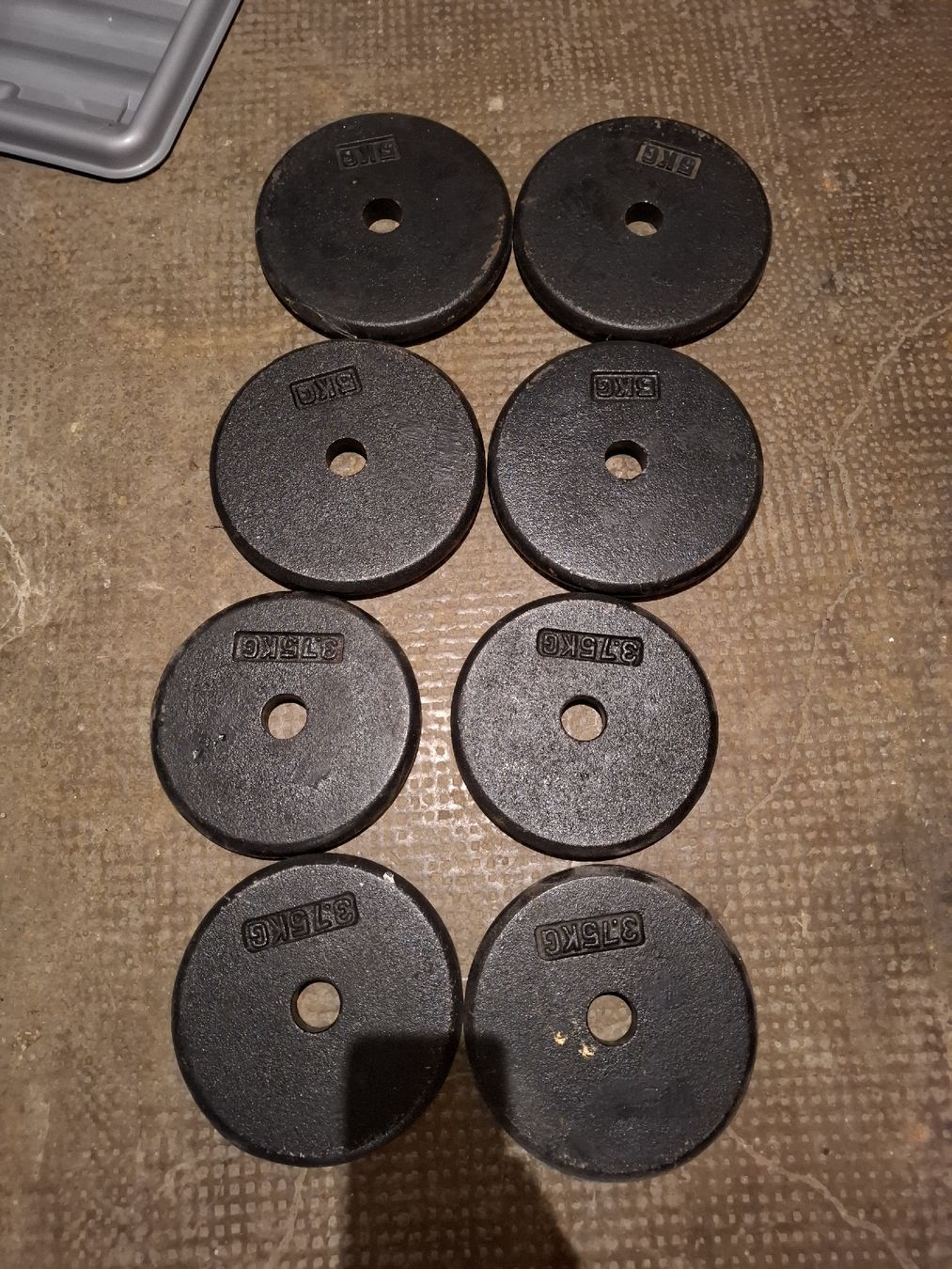 Manubri & Pesi: Disques en Fonte Total 35kg – Usato da Le Locle venduto da Maria.222