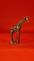 Dekorative Giraffe aus Metall, Vintage Look, Top!