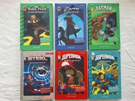 6 Comics: Superman; Batman; Zorro; Robin Hood - 2./3. Klasse