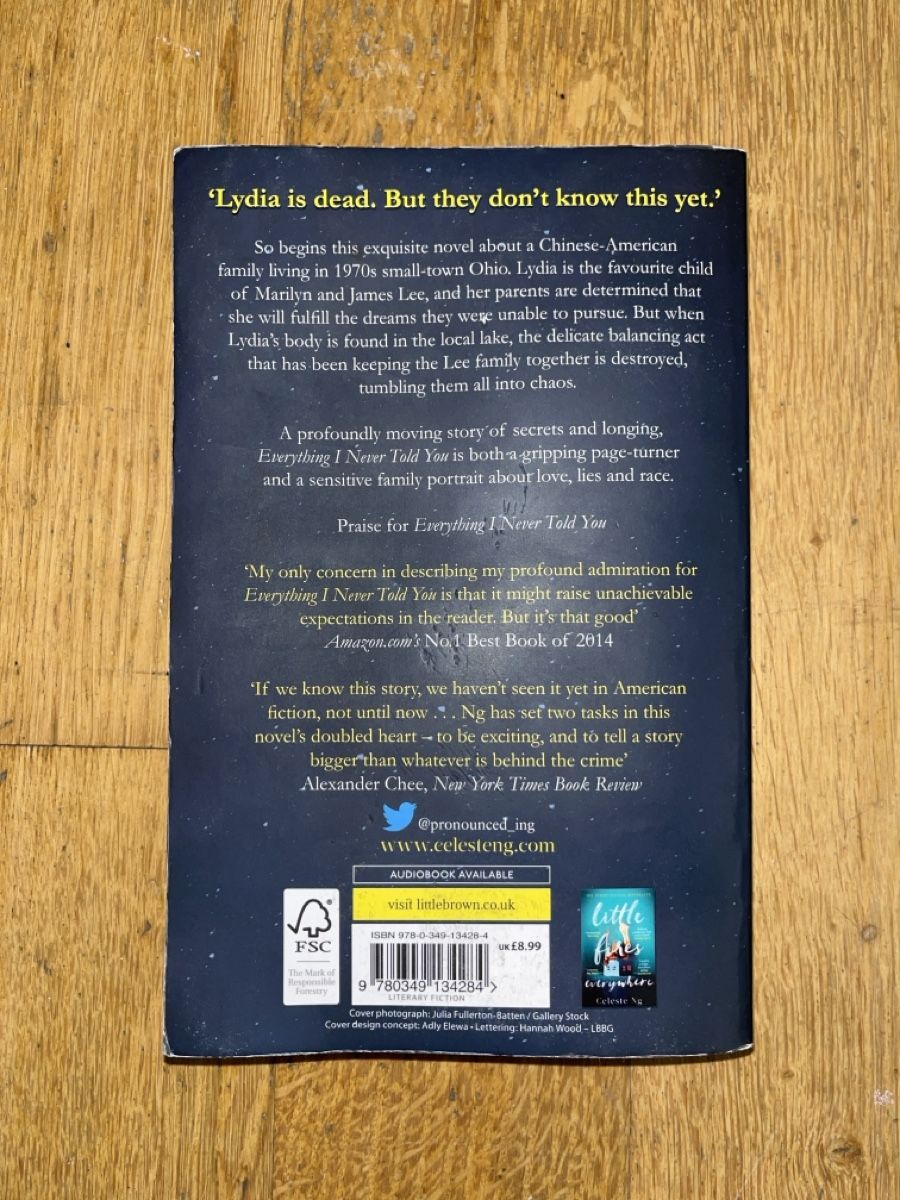 Libri: Celeste Ng: everything i never told you – Usato da Basel venduto da Buechermensch 2